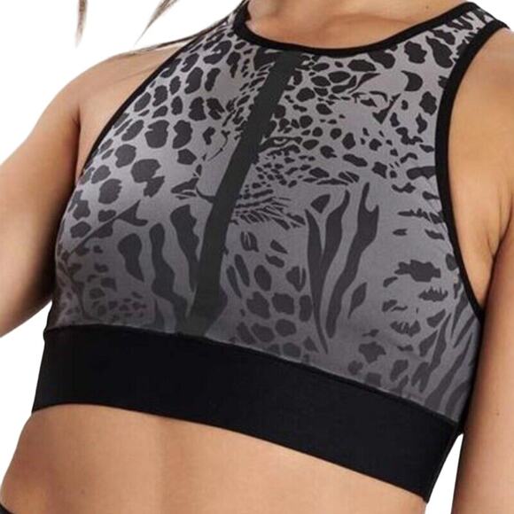 Ultracor Blush Graphite Altitude Panthera Sports Bra High Neck Athletic Gray S - Picture 1 of 4